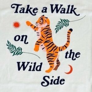 Kids XL Sub_Urban Riot White Tee with Tiger Graphic